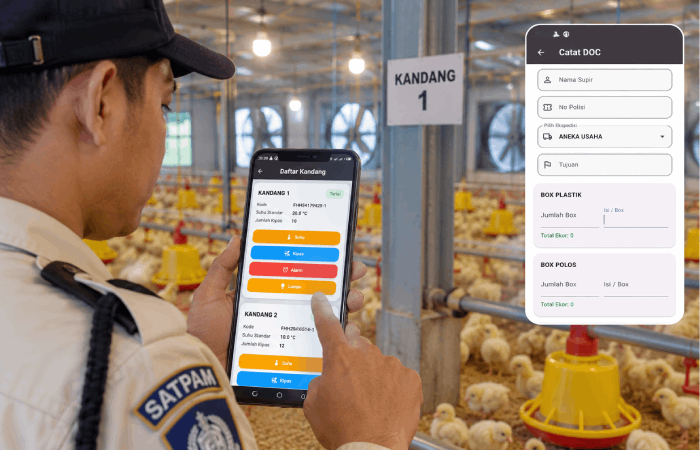 Fitur Khusus Perusahaan Peternakan QBSC