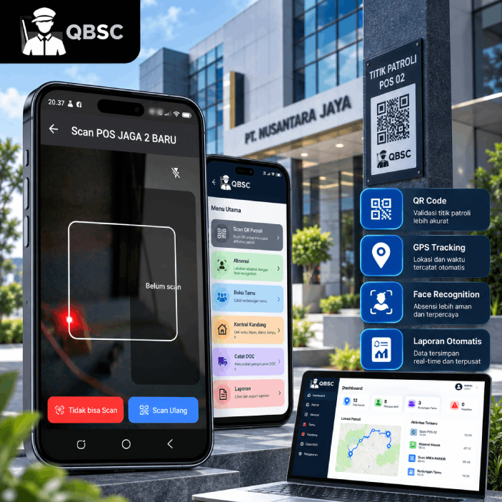 Dashboard monitoring keamanan QBSC